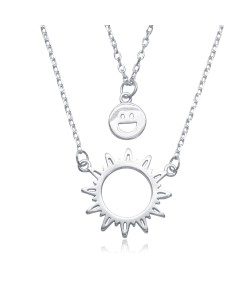 Sun Silver Necklace SPE-5597